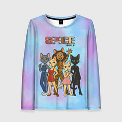Женский лонгслив Spice girls кошки из 90х
