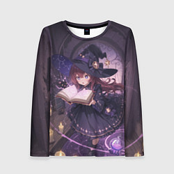 Женский лонгслив Аниме Ведьма Читает Книгу Заклинаний