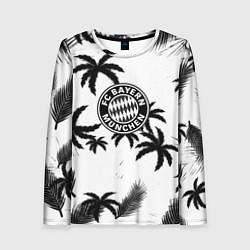 Лонгслив женский Бавария Мюнхен тропики, цвет: 3D-принт