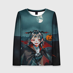 Женский лонгслив Вампирша МаоМао - Монолог Фармацевта аниме Хэллоуи