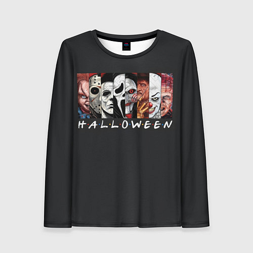 Женский лонгслив Герои ужасов / 3D-принт – фото 1