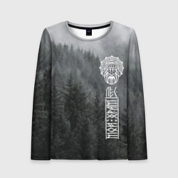 Женский лонгслив Древние боги суровых лесов