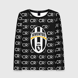 Лонгслив женский Juventus sport pattern, цвет: 3D-принт