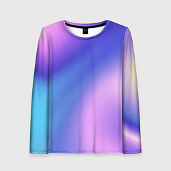 Женский лонгслив Color multicolored gradient
