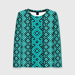 Женский лонгслив Орнамент славянский