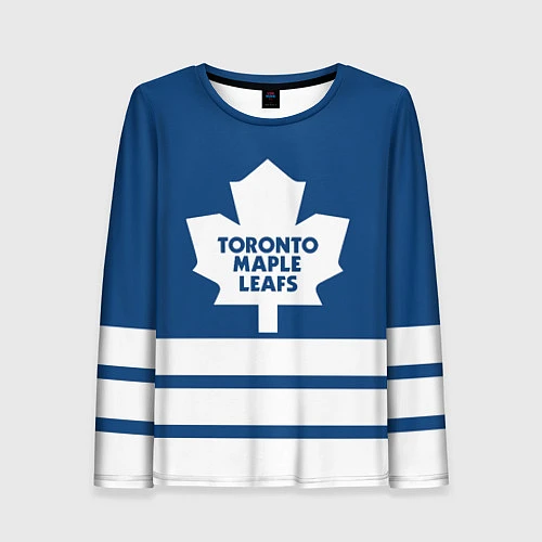 Женский лонгслив Toronto Maple Leafs / 3D-принт – фото 1