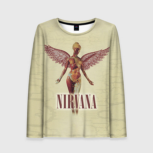 Женский лонгслив Nirvana Angel / 3D-принт – фото 1