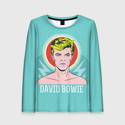 Женский лонгслив David Bowie: pop-art