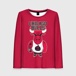 Лонгслив женский Chicago bulls, цвет: 3D-принт