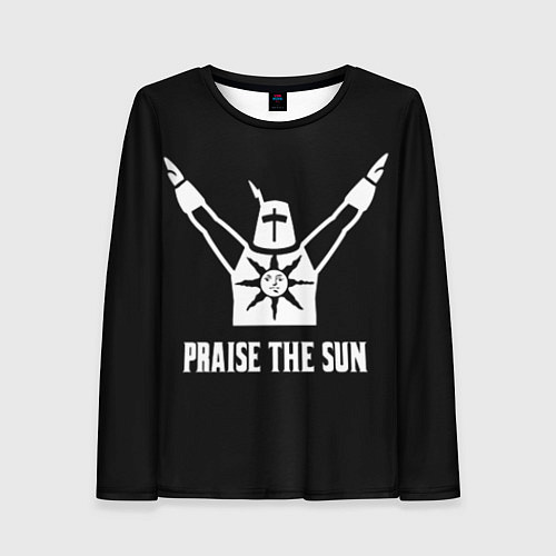 Женский лонгслив Dark souls praise the sun knight Heida / 3D-принт – фото 1