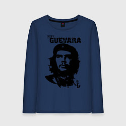 Лонгслив хлопковый женский Che Guevara, цвет: тёмно-синий