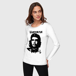 Лонгслив хлопковый женский Che Guevara, цвет: белый — фото 2