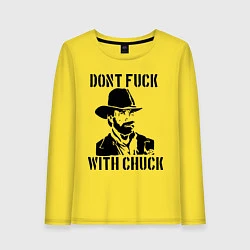Женский лонгслив Dont Fuck With Chuck