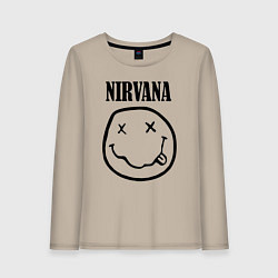 Женский лонгслив Nirvana