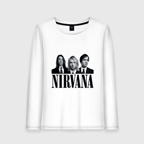 Женский лонгслив Nirvana Group / Белый – фото 1
