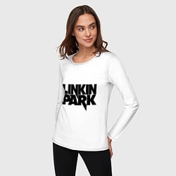 Лонгслив хлопковый женский Linkin Park, цвет: белый — фото 2