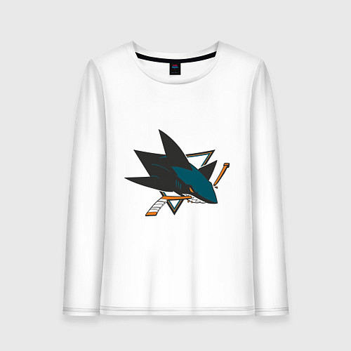 Женский лонгслив San Jose Sharks / Белый – фото 1