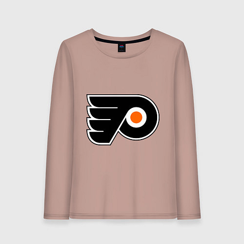 Женский лонгслив Philadelphia Flyers / Пыльно-розовый – фото 1