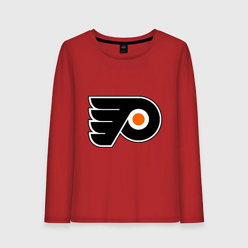 Женский лонгслив Philadelphia Flyers / Красный – фото 1