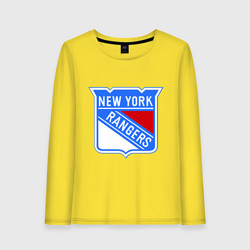 Женский лонгслив New York Rangers / Желтый – фото 1