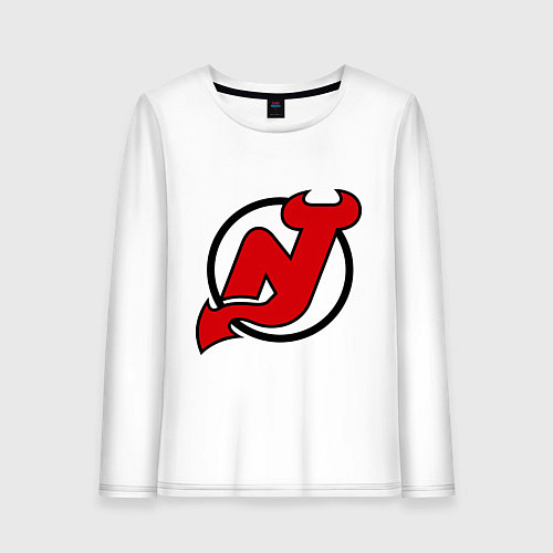 Женский лонгслив New Jersey Devils / Белый – фото 1
