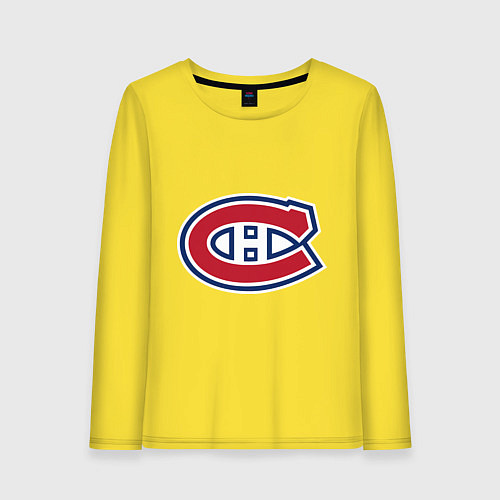 Женский лонгслив Montreal Canadiens / Желтый – фото 1