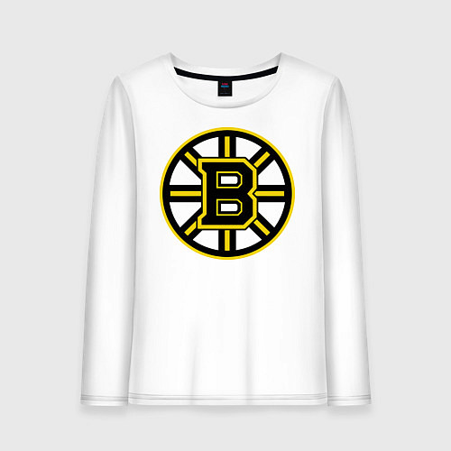 Женский лонгслив Boston Bruins / Белый – фото 1