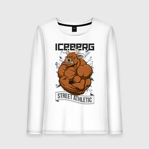 Женский лонгслив Iceberg: Street Athletic / Белый – фото 1