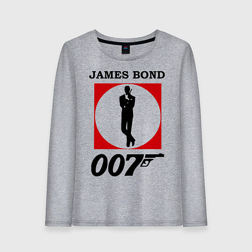 Женский лонгслив James Bond 007 / Меланж – фото 1