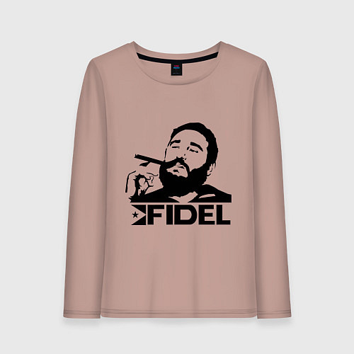 Женский лонгслив FIdel / Пыльно-розовый – фото 1