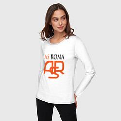 Лонгслив хлопковый женский Roma ASR, цвет: белый — фото 2
