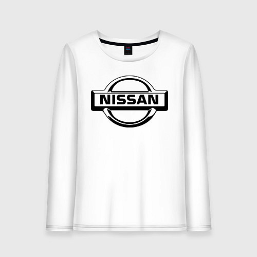 Женский лонгслив Nissan club / Белый – фото 1