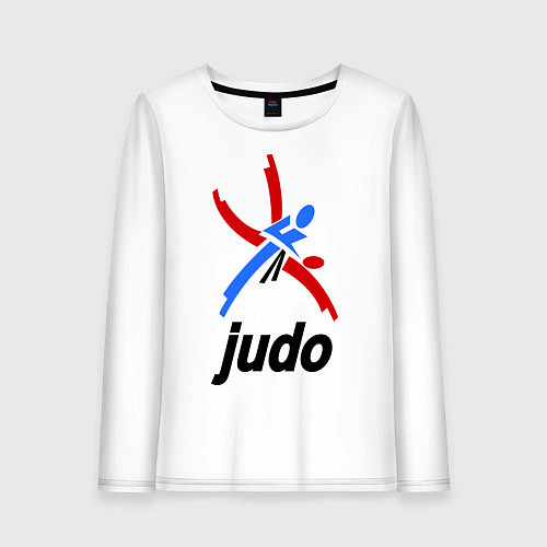 Женский лонгслив Judo Emblem / Белый – фото 1