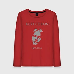 Женский лонгслив Kurt Cobain: 1967-1994