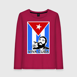 Женский лонгслив Fidel: Viva, Cuba!