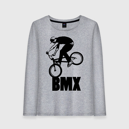 Женский лонгслив BMX 3 / Меланж – фото 1