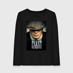 Лонгслив хлопковый женский Peaky Blinders, цвет: черный
