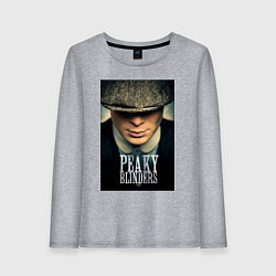 Лонгслив хлопковый женский Peaky Blinders, цвет: меланж