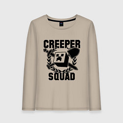 Женский лонгслив Creeper Squad