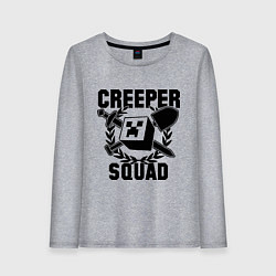 Женский лонгслив Creeper Squad