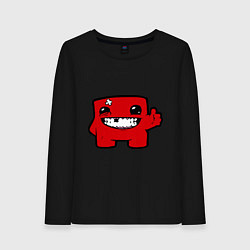 Женский лонгслив Super Meat Boy