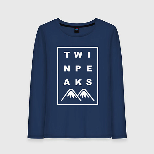 Женский лонгслив Twin Peaks / Тёмно-синий – фото 1
