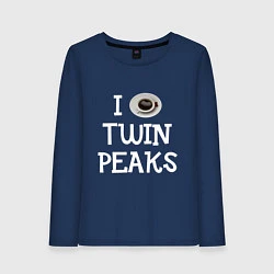 Женский лонгслив I love Twin Peaks
