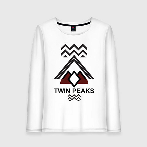 Женский лонгслив Twin Peaks House / Белый – фото 1