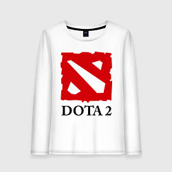 Женский лонгслив Dota 2: Logo