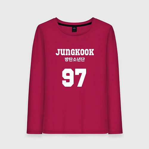 Женский лонгслив Jungkook 97 / Маджента – фото 1