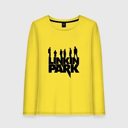 Лонгслив хлопковый женский Linkin Park, цвет: желтый