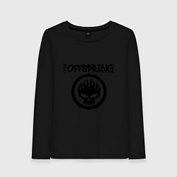 Лонгслив хлопковый женский The Offspring, цвет: черный
