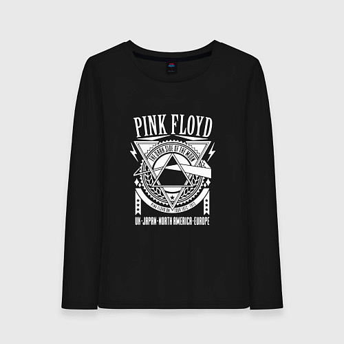 Женский лонгслив Pink Floyd / Черный – фото 1