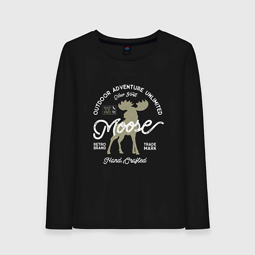Женский лонгслив Mosse: Trade Mark / Черный – фото 1